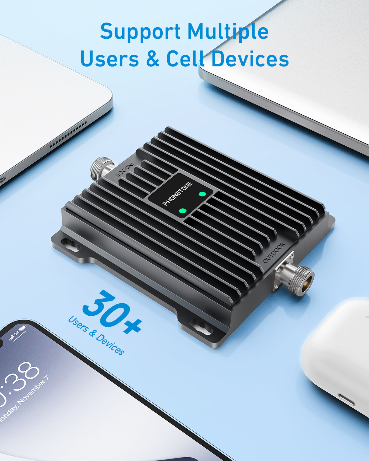 band 12 13 17 booster main unit replacement  without antennas,cables and power supply