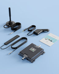 3G 4G 850/1900MHz Phone Signal Booster Band 5/2 Mobile Repeater Kit for Car/RV