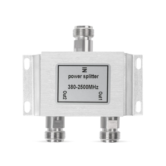 2-Way Splitter for Cell Phone Booster, N-Female Connector, 50 Ohm, With 1m RG58 Cable