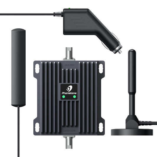 3G 4G 850/1900MHz Phone Signal Booster Band 5/2 Mobile Repeater Kit for Car/RV