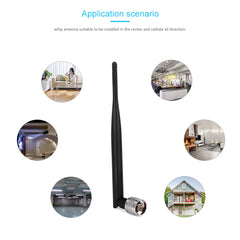 698-2170MHz Omni Whip Antenna 3dbi Indoor Antenna with N-Male Connector for Cell Phone Signal Booster
