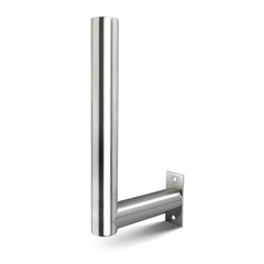 Antenna Pole Mount L-Type for Outdoor Antenna - Universal 12" Length Outside Antenna Mounting Pole for Antenna-Pole Mount Bracket