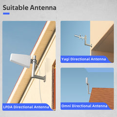 Antenna Pole Mount L-Type for Outdoor Antenna - Universal 12" Length Outside Antenna Mounting Pole for Antenna-Pole Mount Bracket